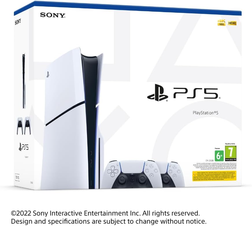 Sony PlayStation 5 Oyun Konsolu – 2 Adet DualSense Kablosuz Kol Paket (Yeni Seri | Sıfır Kapalı Kutu)